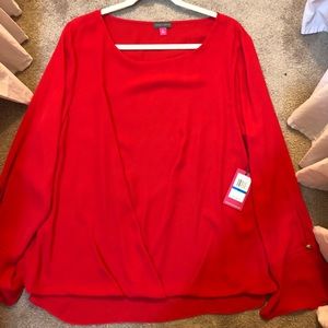 Vince Camuto Red Blouse